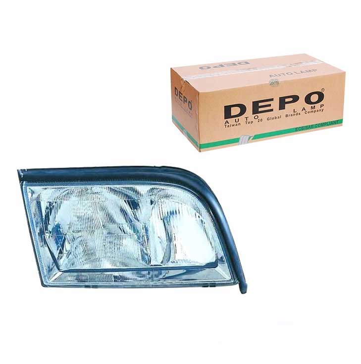 Depo Head Light  W140 CRY  440 1111R LD EM   NEW For Mercedes Benz 1408207461