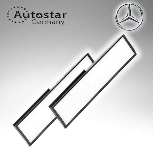 Airmatic Cabin Air Filter Set 1248350047 For Mercedes Front Replacement