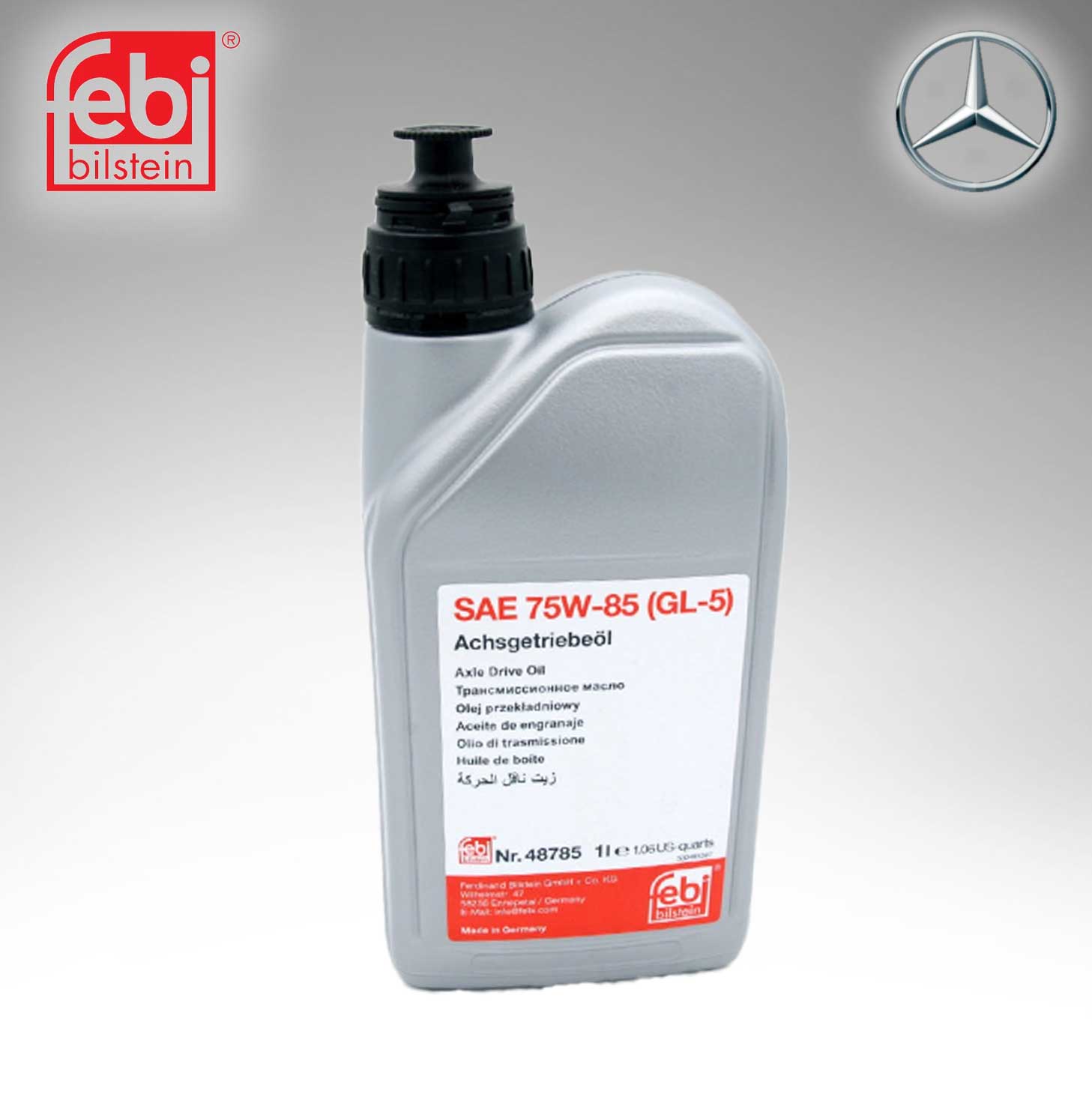 FEBI (FEB # 48785) GEAR OIL SAE 75W-85 For Mercedes Benz 0019891703