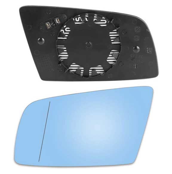 THM TH-082AGHL (Taiwan) Heated Blue Tinted Wing Mirror Glass Left For BMW E60 E61 E63 51167065081