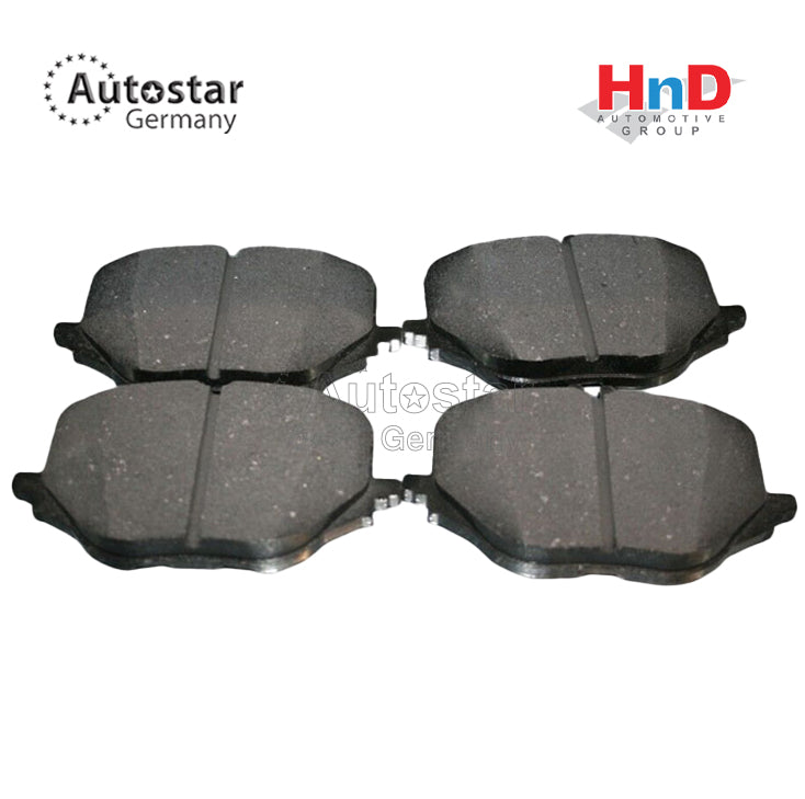 Autostar Germany (AST-) Brake pad set For MERCEDES-BENZ W206 S206 0004200404