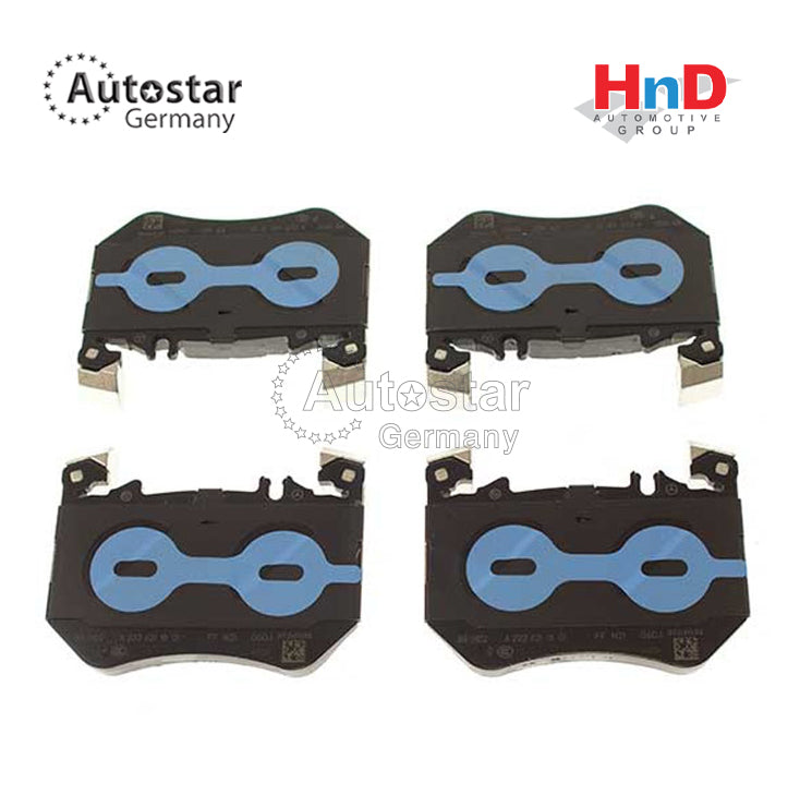 Autostar Germany (AST-) Brake pad set prepared for wear indicator For MERCEDES-BENZ W223 V223 Z223 0004200604