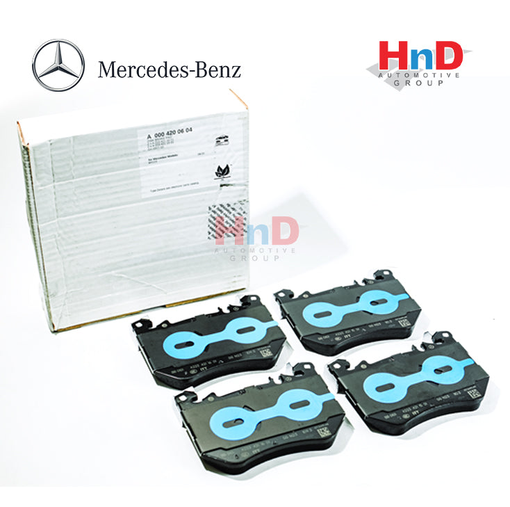 Mercedes Benz Genuine Brake pad set prepared for wear indicator For W223 V223 Z223 0004200604
