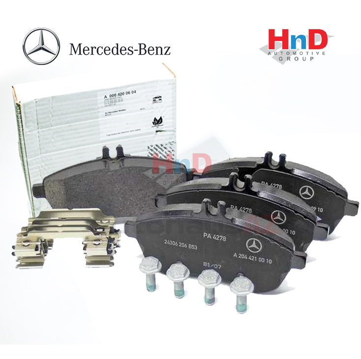 Mercedes Benz Genuine Brake Pad Set For W204 S204 W212 C207 S212 A207 R172 C204 0004200905