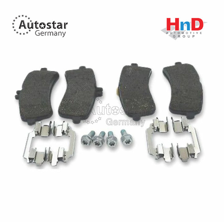 Autostar Germany (AST-) Brake pad set Rear Axle For MERCEDES-BENZ S-Class Saloon W222, V222, X222 0004204504
