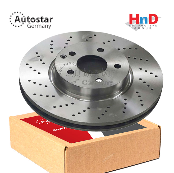 Mercedes C220 CDI W204 2007-2013 Front Brake Discs & Pads Set + Wear Sensor – E-Approved
