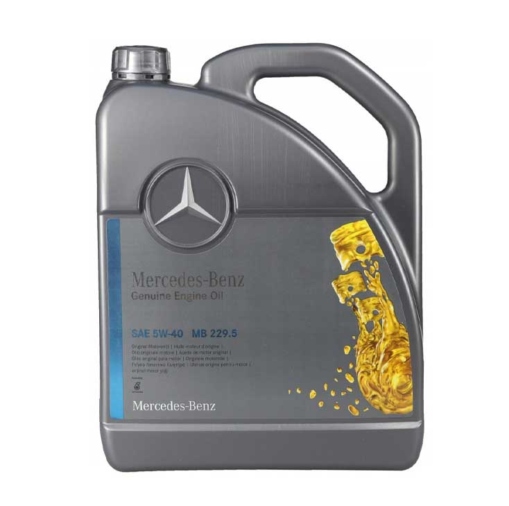Mercedes Benz Genuine ENGINE OIL SAE 5W40 MB229.5 5Ltr. 000989630813AAEW