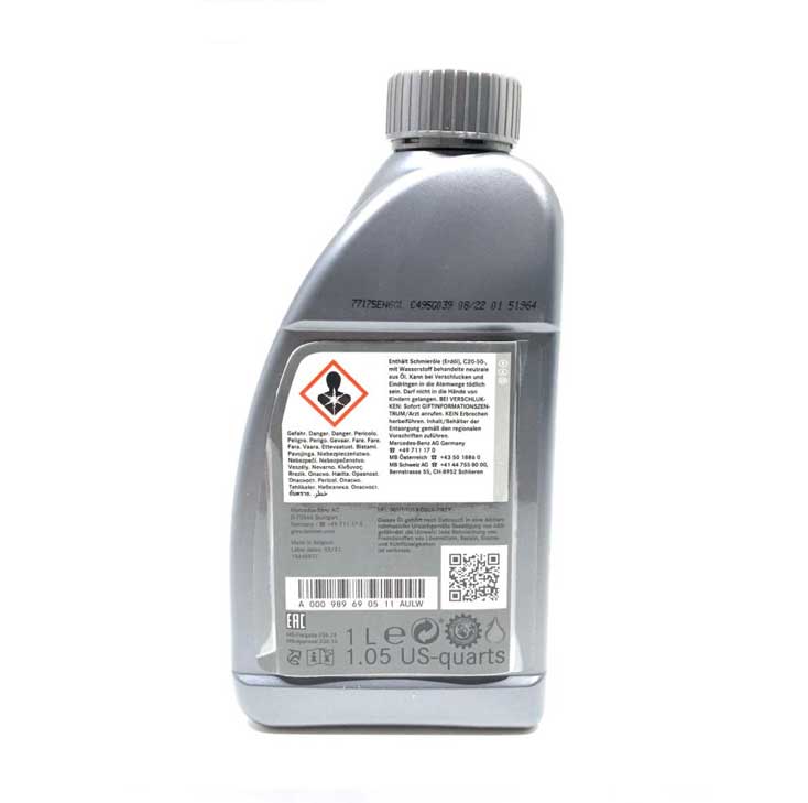 Mercedes Benz Genuine Automatic Transmission Fluid GEAR OIL ATF MB236.15 000989690511 AULW