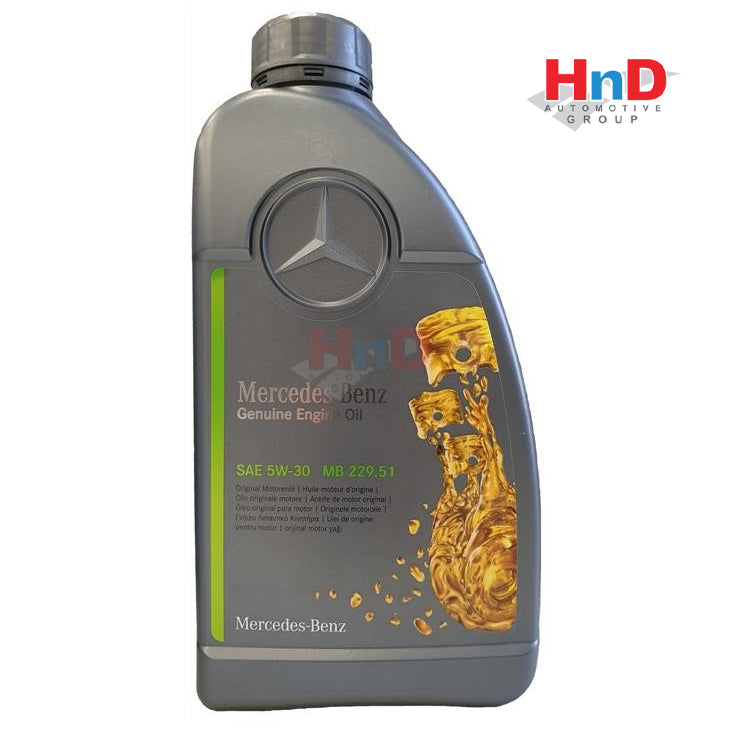 MERCEDES BENZ Genuine Synthetic Engine Oil 5W-30 MB 229.51 000989690611ABDW