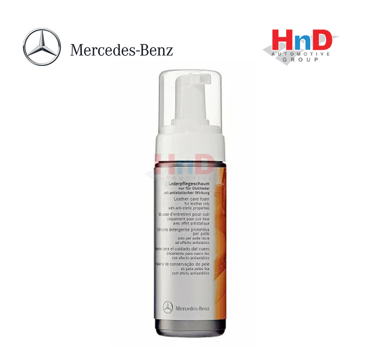 Mercedes Benz Genuine Leather Care Foam Cleaner Antistatic 001986597115
