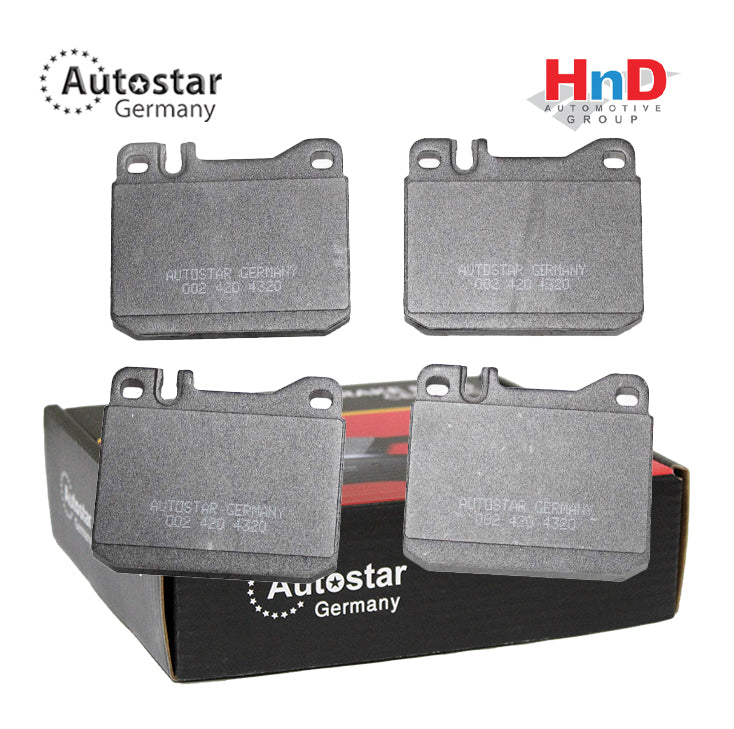 Autostar Germany Front Brake Pad for Mercedes Benz W123, W126 0024204320