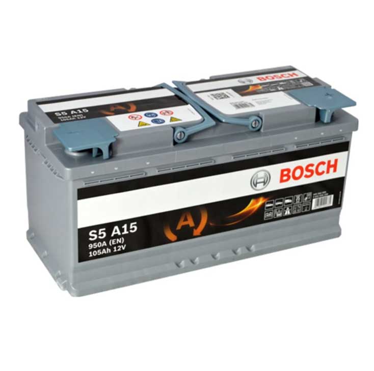 Bosch AGM Battery S5 A15 12V DIN 105Ah 950A (EN) 0092S5A090