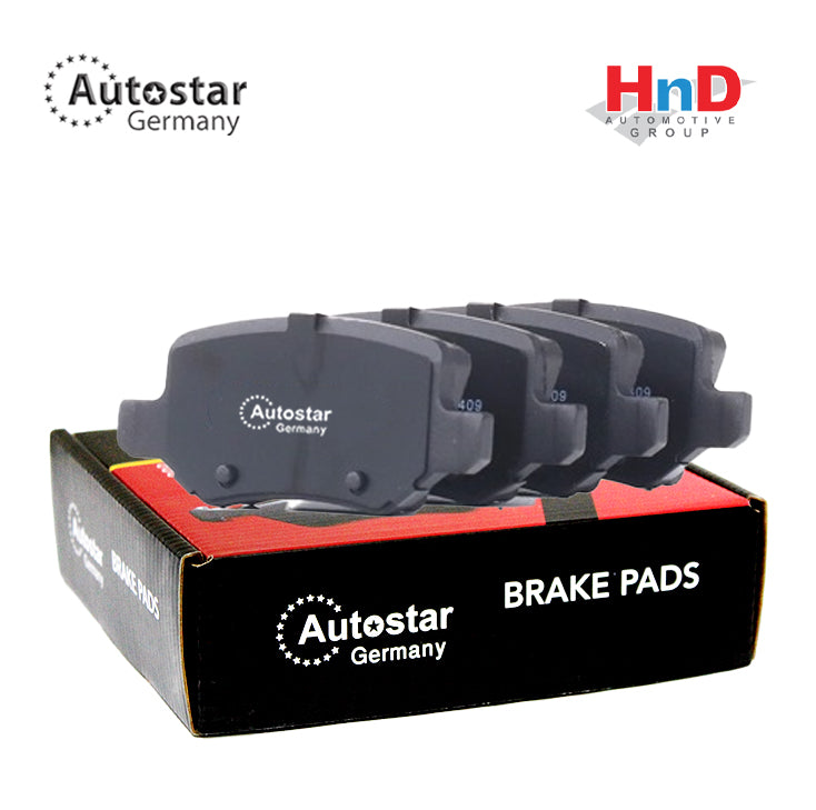 Autostar Germany Brake pad CR set Rear Axle, MERCEDES-BENZ A-Class (W168) 1694200420