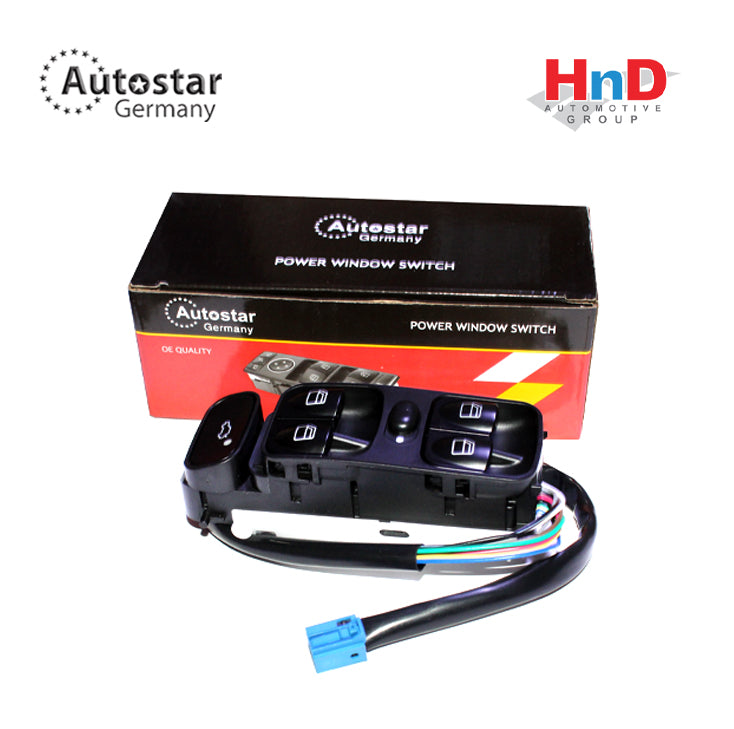 Autostar Germany Window switch Driver side, Front MERCEDES-BENZ C-Class Saloon (W203) 2038210679