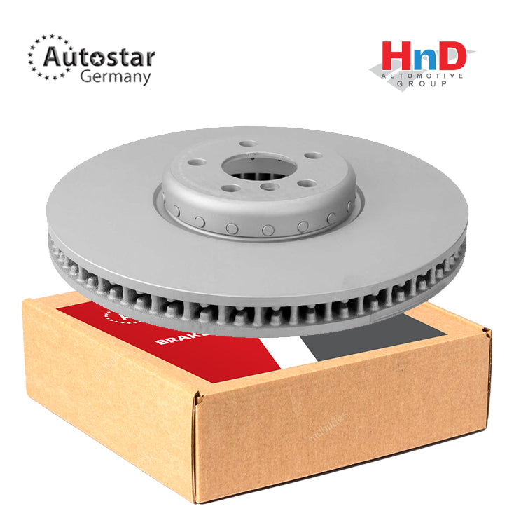 Autostar Germany Brake disc Front Axle Left, BMW 5 Saloon (G30, F90) 34116875283