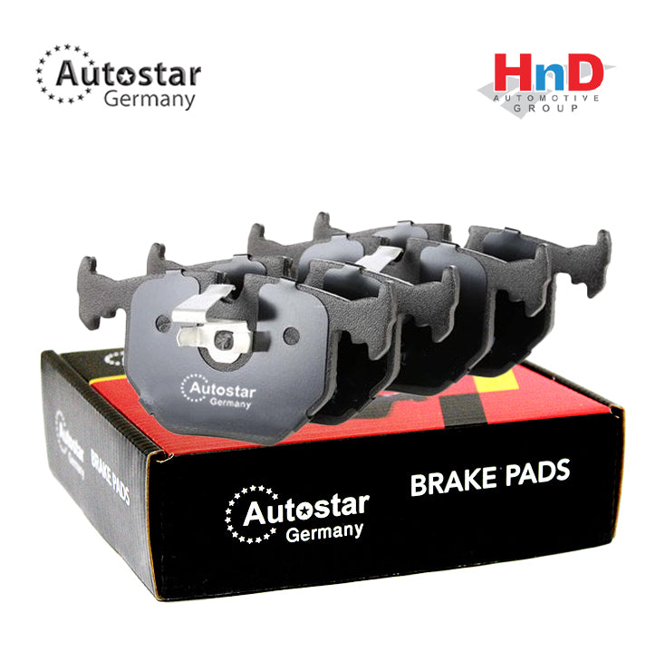 Autostar Germany Brake pad CR set Rear Axle, BMW Z4 Roadster (E85) 34211164582