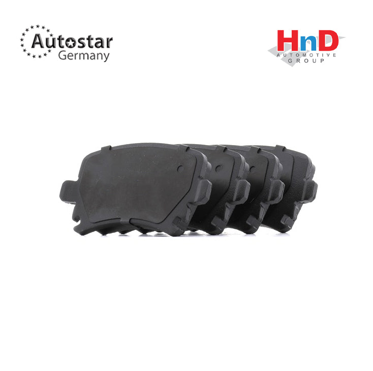 Autostar Germany DISC BRAKE PAD SET REAR AUDI Q3 3C0698451