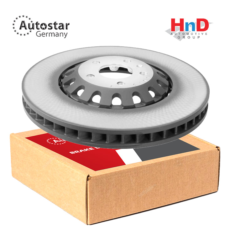 Autostar Germany Brake disc Vented, Coated Volkswagen Touareg III (CR7) 4M0615301AS