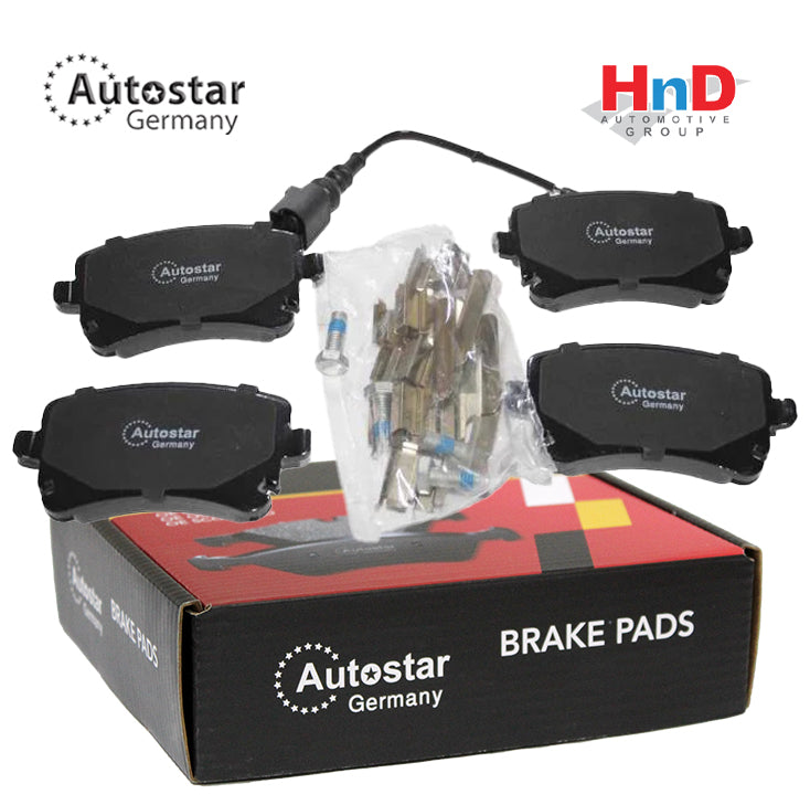 Autostar Germany BRAKE PAD SET CERAMICS For AUDI A4 A8 A6 Transporter T5 T6 Multivan T6 7H0698451B