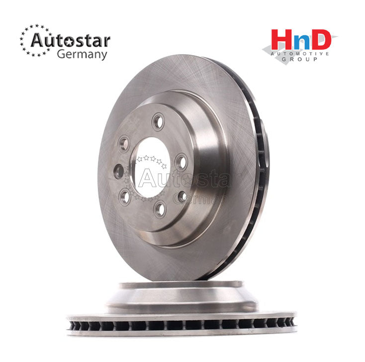 Autostar Germany (AST-) Brake disc Vented, Uncoated, without bolts Volkswagen Touareg II 7P5, 7P6 7L6615601J
