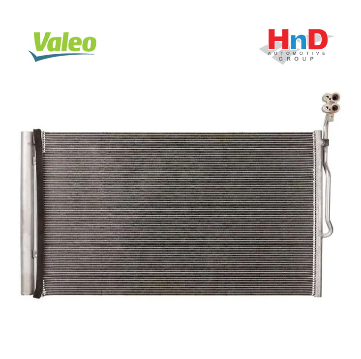 VALEO 814379 Air conditioning condenser without dryer, PORSCHE Cayenne 92A 95857311100