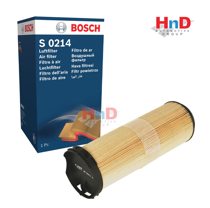 BOSCH (F 026 400 214) Air filter 338mm, Filter Insert MERCEDES-BENZ W204 F026400214
