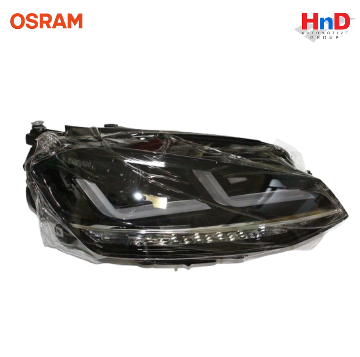 OSRAM HEADLIGHT RIGHT HALOGEN WITH CONTROL UNIT FOR VOLKSWAGEN GOLF 7  GOLF 7 MODELS (2012 – 2016) LEDHL103-CM