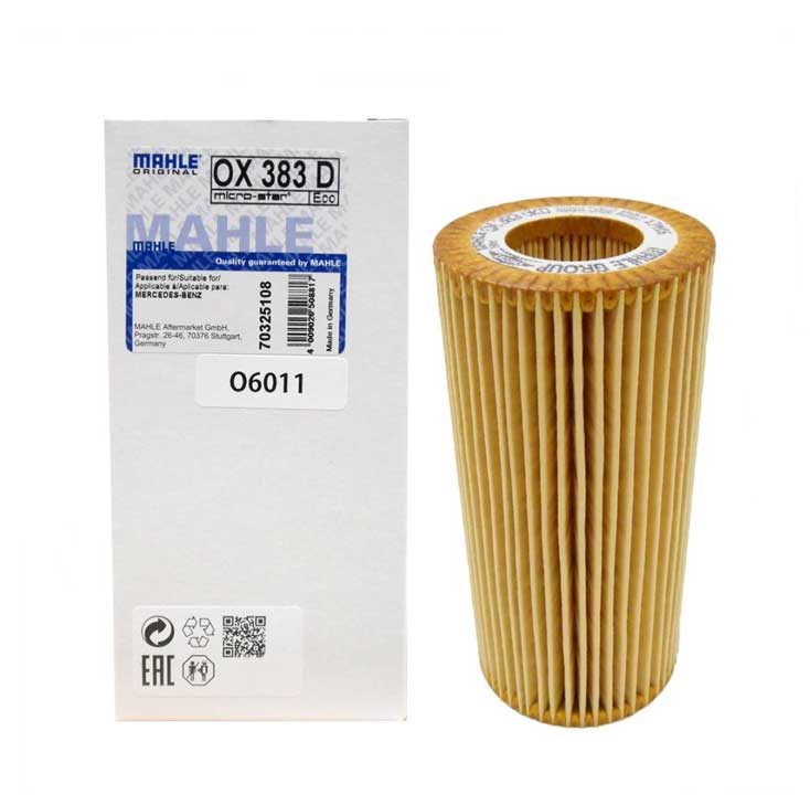 MAHLE (MAH # OX 383 D) OIL FILTER For Mercedes Benz 2751800009