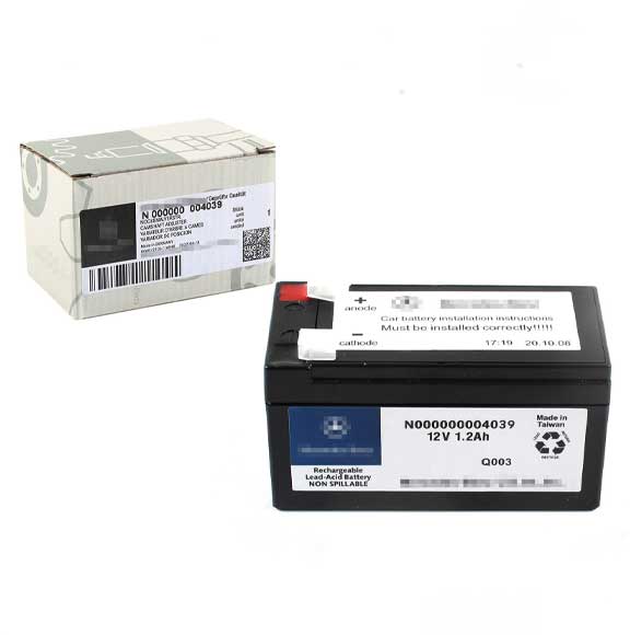 Mercedes Benz Rechargeable 12V 1.2Ah Lead Acid Battery With genuine Box N000000004039