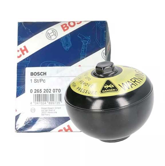 Bosch Hydraulic Brake Fluid Pressure Accumulator 0004302694 For Mercedes Benz W211 W219 R230 0265202070