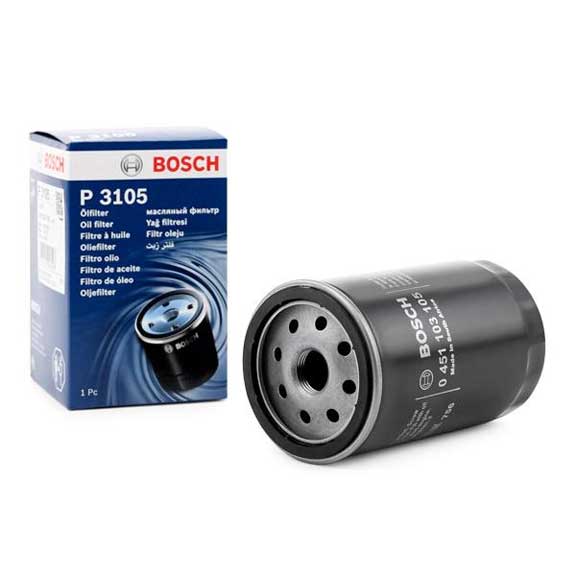 Bosch Oil Filter ­P 3105 (0 451 103 105) For Mercedes Benz C124 W201 R ...