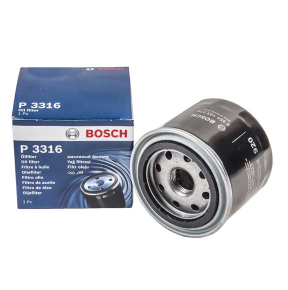 Bosch (BOS # P 3316) OIL FILTER (0 451 103 316) For Mercedes Benz 1221800110