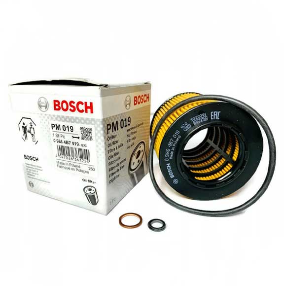 BOSCH (BOS # PM 019) OIL FILTER ­(0 986 4B7 019) For BMW 11427541827