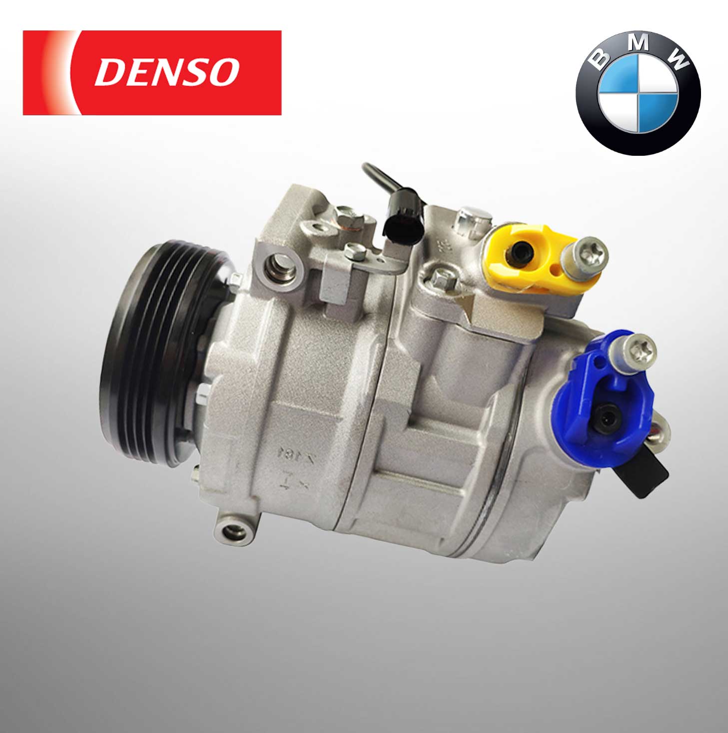 Denso (DEN # DCP05020) A/C Compressor 4471806763 For BMW E67 E66 E65 E61 E60 2002-2010 64526917859
