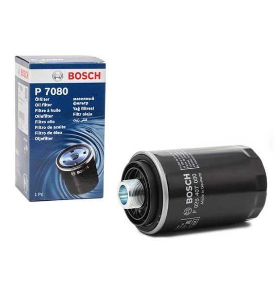 BOSCH (BOS # P 7080) OIL FILTER (F 026 407 080) For Audi F026407080