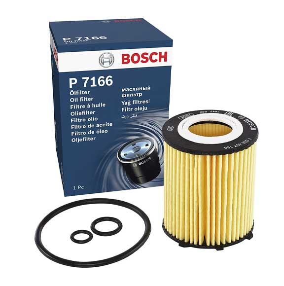 Bosch Oil Filter P 7166 (F 026 407 166) For Mercedes Benz F026407166