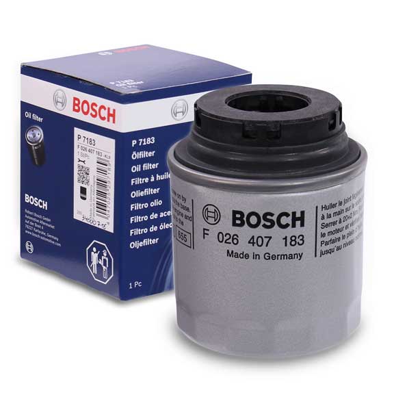 Bosch (BOS # P 7183) OIL FILTER (F 026 407 183) For Audi F026407183