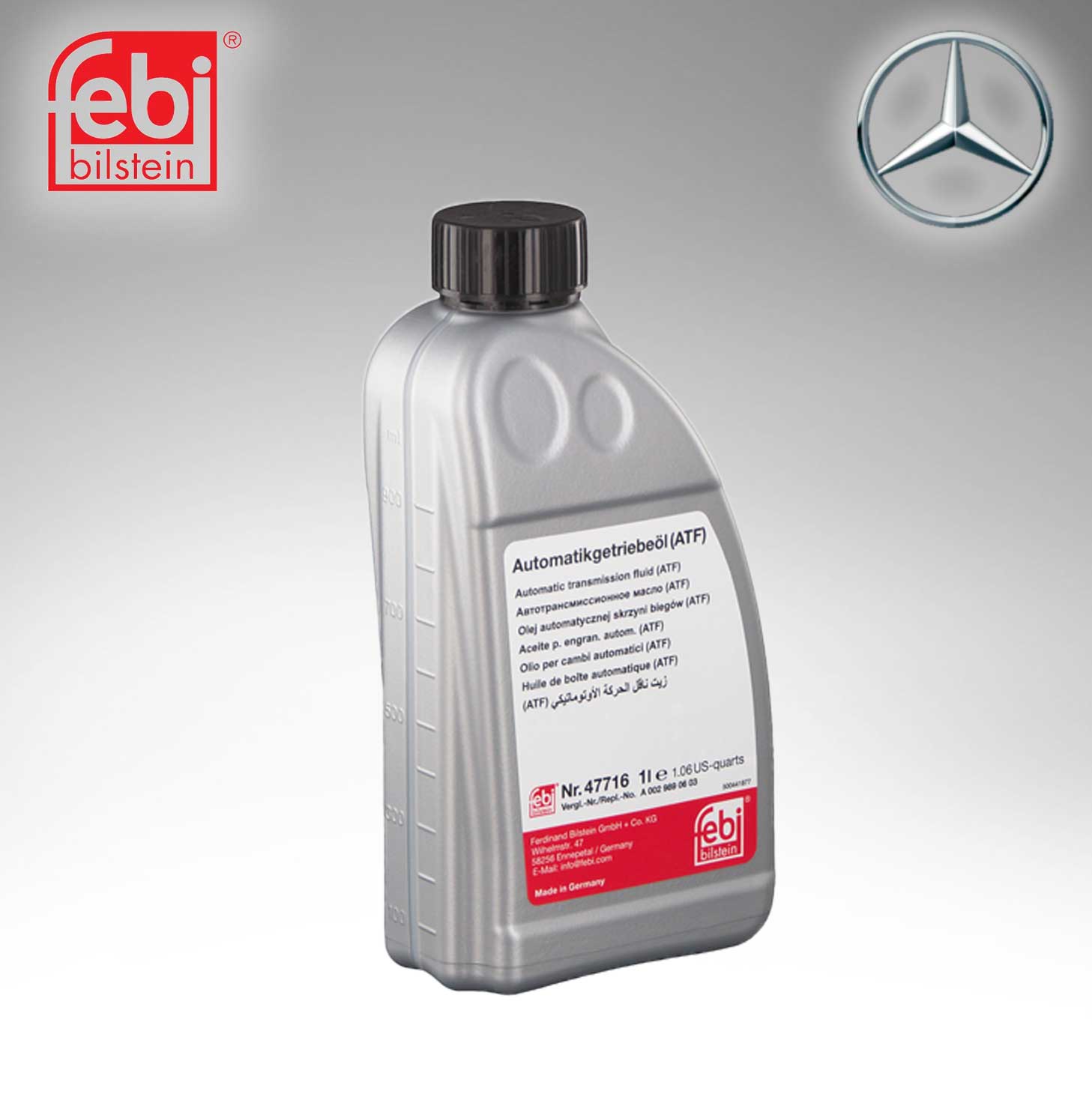 FEBI (Febi # 47716) GEAR OIL 1LTR For Mercedes Benz 002989060309