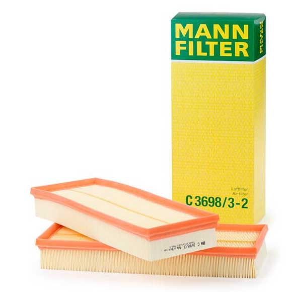 MANN-FILTER (MAN # C3698/3-2) AIR FILTER ELEMENT For Mercedes Benz 1120940604