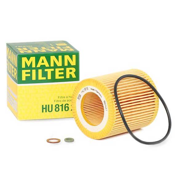 MANN-FILTER (MAN # HU816x) OIL FILTER For BMW MAN11427541827