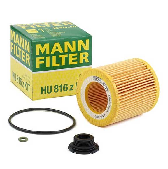 MANN-FILTER (MAN # HU816zKIT) OIL FILTER 11427640862 For BMW 11427953125