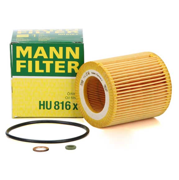 MANN-FILTER (MAN # HU816x) OIL FILTER For BMW 11427953129