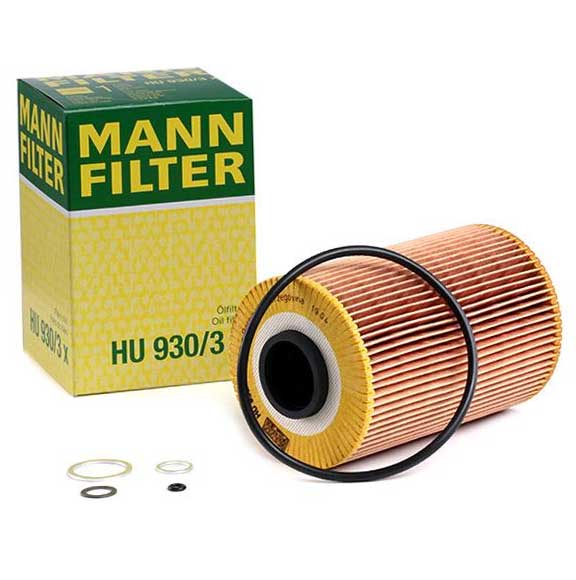 MANN-FILTER (MAN # HU930/3x) Oil Filter For BMW 11429063138