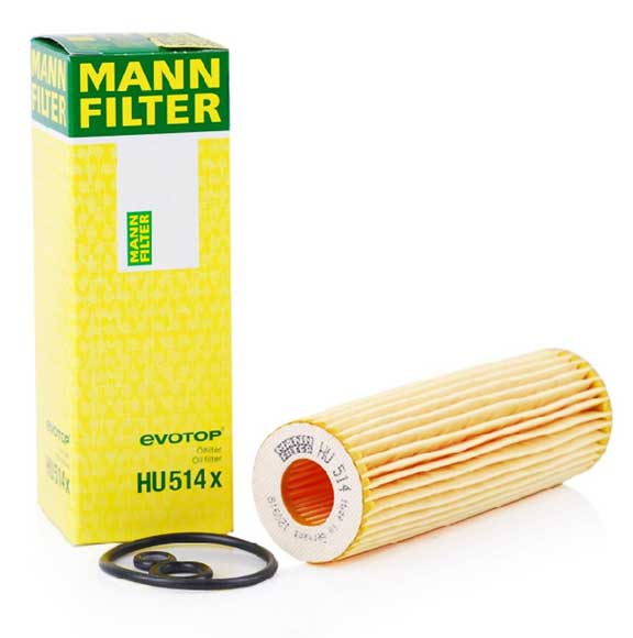 MANN-FILTER (MAN # HU514x) OIL FILTER For Mercedes Benz W203 W204 2711800009