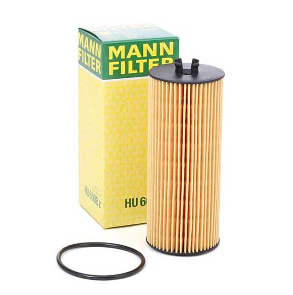 MANN-FILTER (MAN # HU6008z) Oil Filter For Mercedes Benz 2781800009