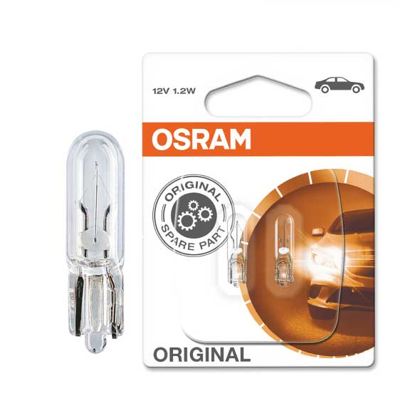 OSRAM ORIGINAL W1,2W BULB,  12V 1.2W Interior Light 2721