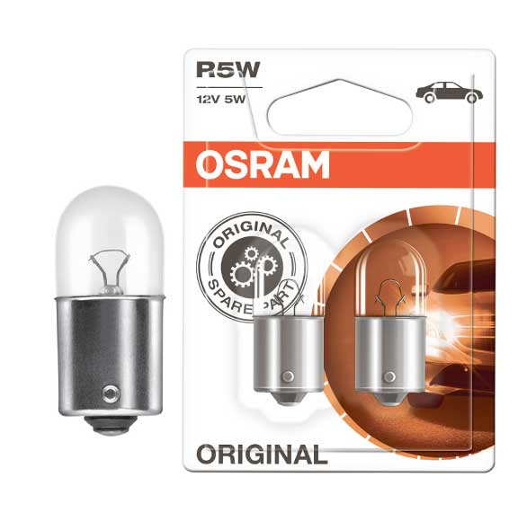 OSRAM ORIGINAL R5W BULB, 12V 5W Indicator 5007