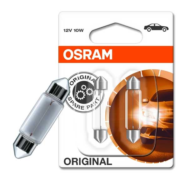OSRAM ORIGINAL BULB 12V 10W Socket Bulb 6411
