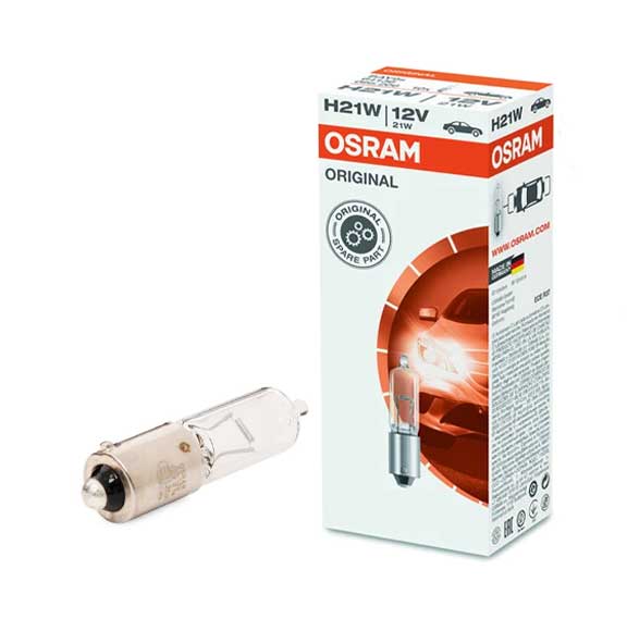 OSRAM ORIGINAL BULB P21/5W STOP LIGHT BULB 12V 21/5W Indicator 2PIN 75 –  HnD Automotive Parts