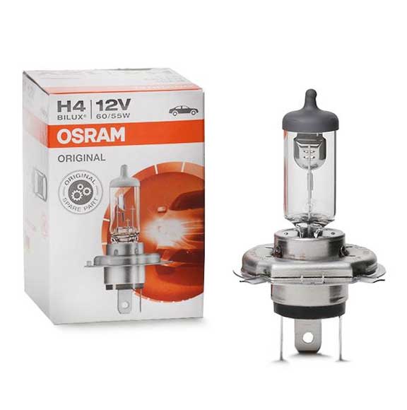 OSRAM ORIGINAL BULB H4 Halogen, 12V 60/55W Spotlight 64193 – HnD Automotive  Parts